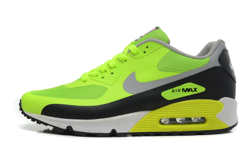 New Men'S Nike Air Max Black/Greenyellow/Gray